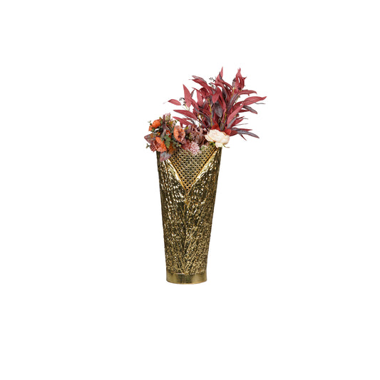 Luxury Tall Golden Vase