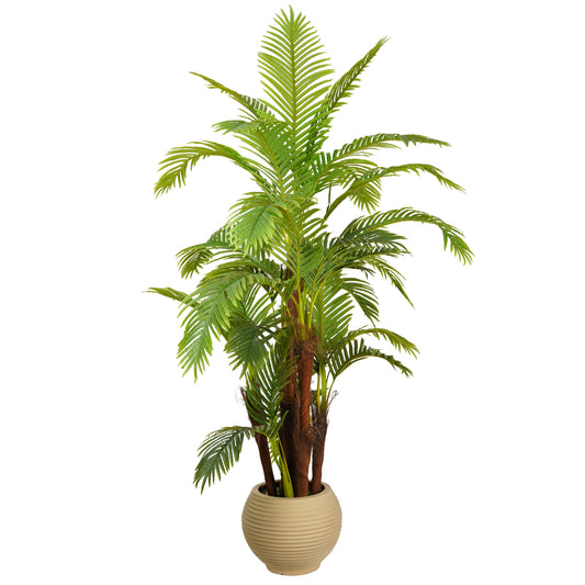 Palm Tree with Natural Fiber
